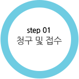 step 01 청구 및 접수